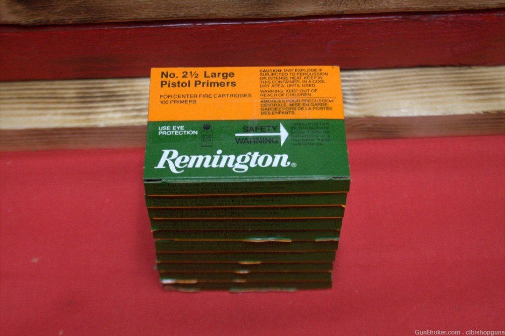 remington large pistol primers no 2 1/2 1000 count CHEAP-img-1