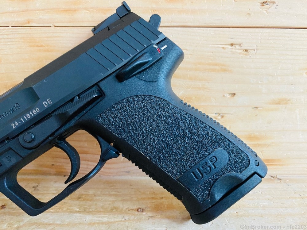 Heckler Koch HK USP Tactical 9mm (2)15rd mags H&K Threaded BA Date 2010-img-7