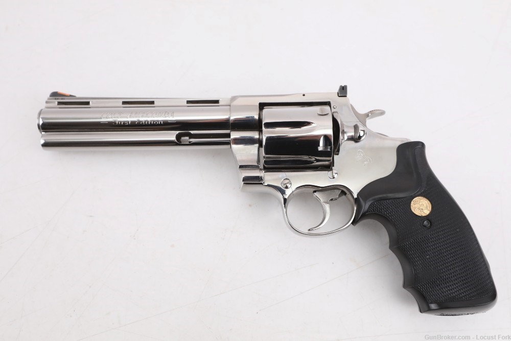 Colt Anaconda 44 Mag FIRST EDITION Custom Shop 1/1000 UNFIRED w/ Case NR -img-1