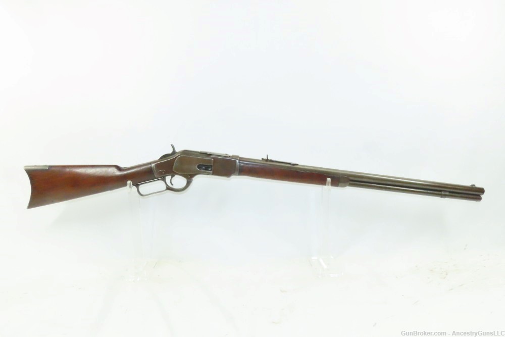 1883 mfr. Antique WINCHESTER M1873 .44-40 WCF Lever Action REPEATING RIFLE -img-13