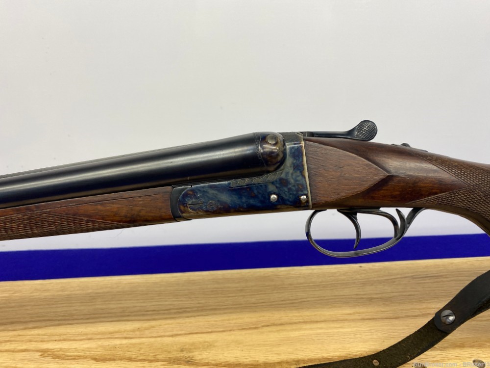 AYA Model 107-LI 12ga Blue 28" *MODESTLY ENGRAVED SPANISH SxS SHOTGUN*-img-22