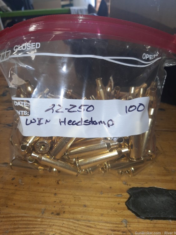22-250  new WIN headstamp 100 count-img-0
