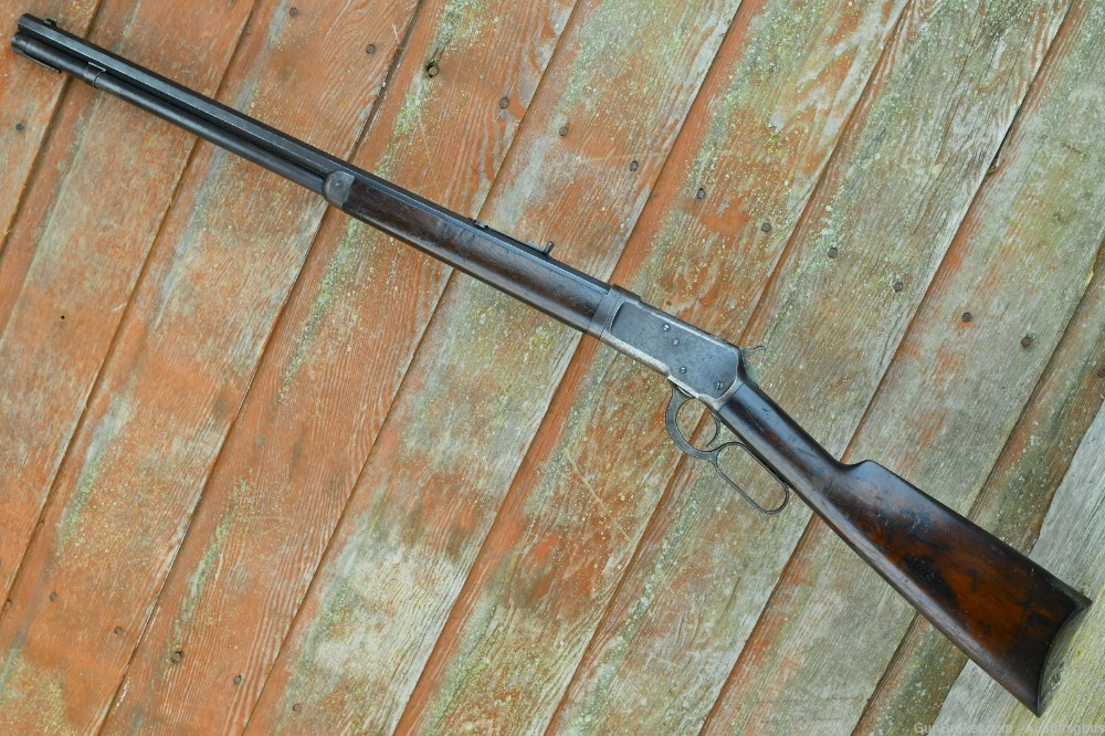 RARE, EARLY Winchester Model 1892 Rifle - 38 WCF - *TAKE DOWN*-img-1