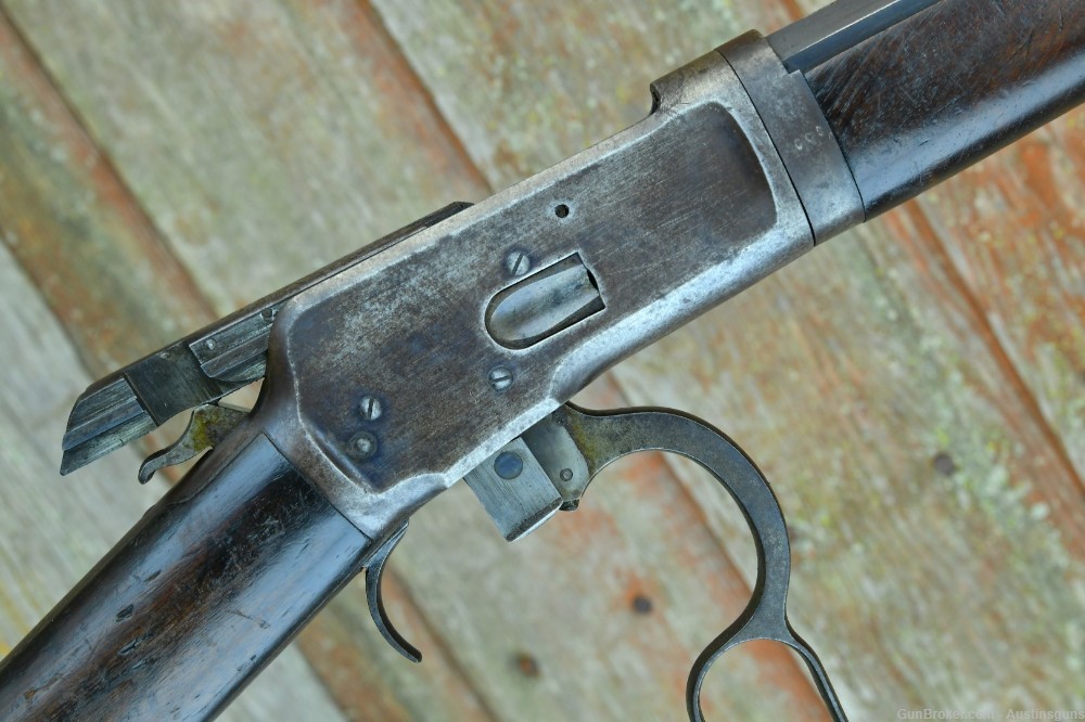 RARE, EARLY Winchester Model 1892 Rifle - 38 WCF - *TAKE DOWN*-img-43