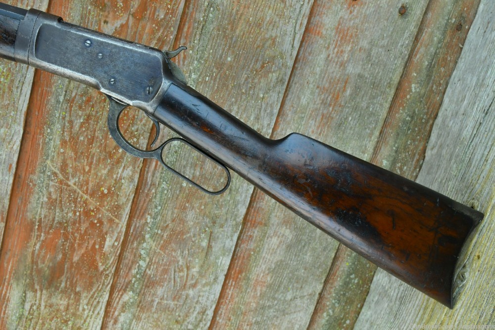 RARE, EARLY Winchester Model 1892 Rifle - 38 WCF - *TAKE DOWN*-img-2