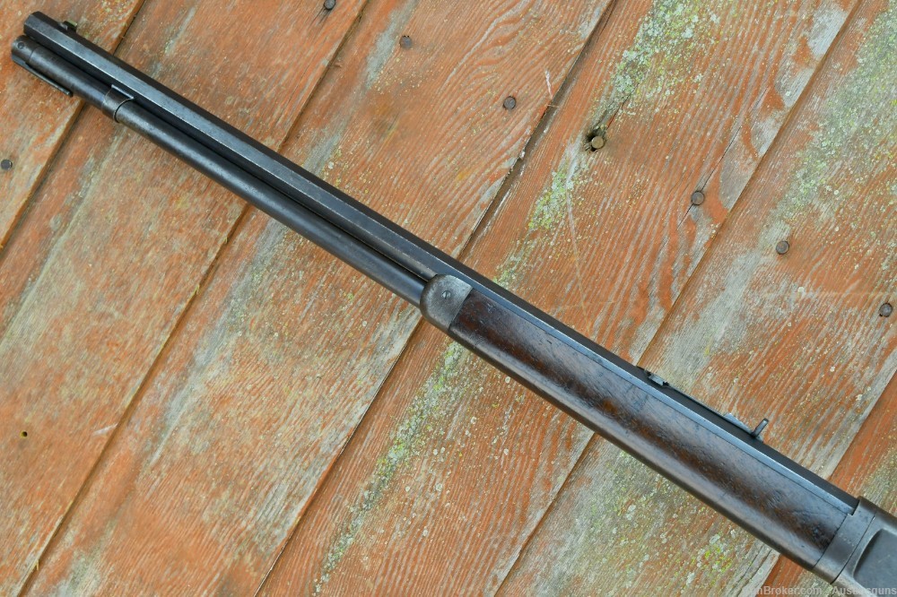 RARE, EARLY Winchester Model 1892 Rifle - 38 WCF - *TAKE DOWN*-img-3