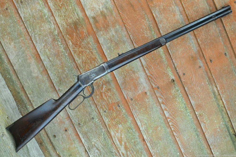 RARE, EARLY Winchester Model 1892 Rifle - 38 WCF - *TAKE DOWN*-img-13