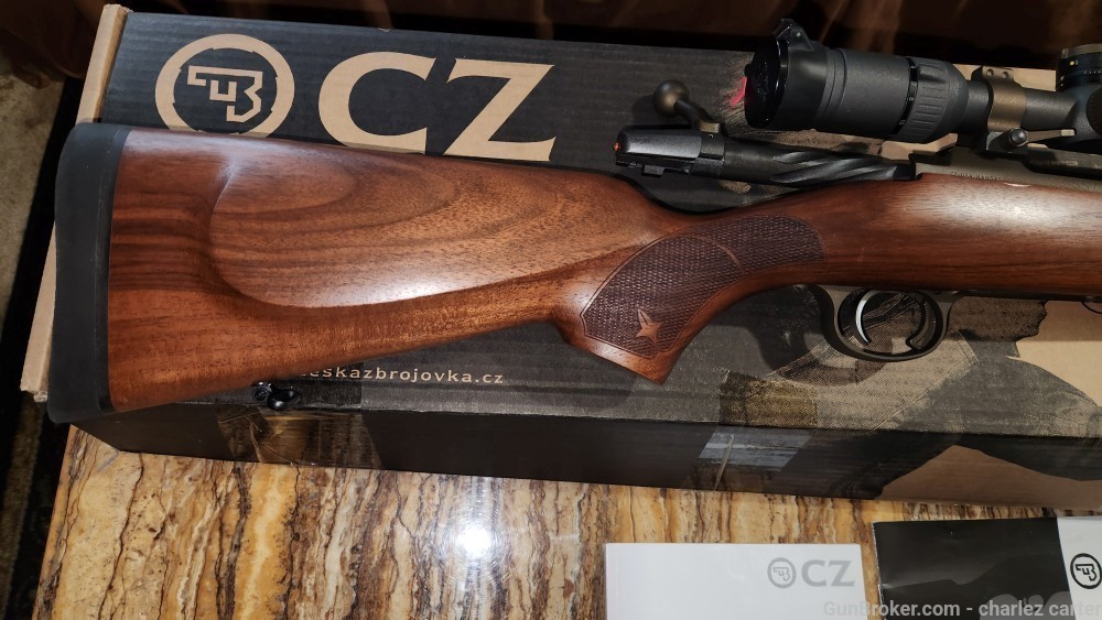 CZ 557 Custom Left Hand Bolt Action Rifle .308 Winchester 24" Barrel -img-1