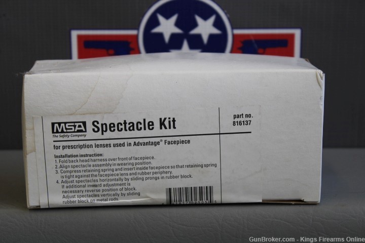 MSA Spectacle Kit P/N: 816137 Item P-492-img-0