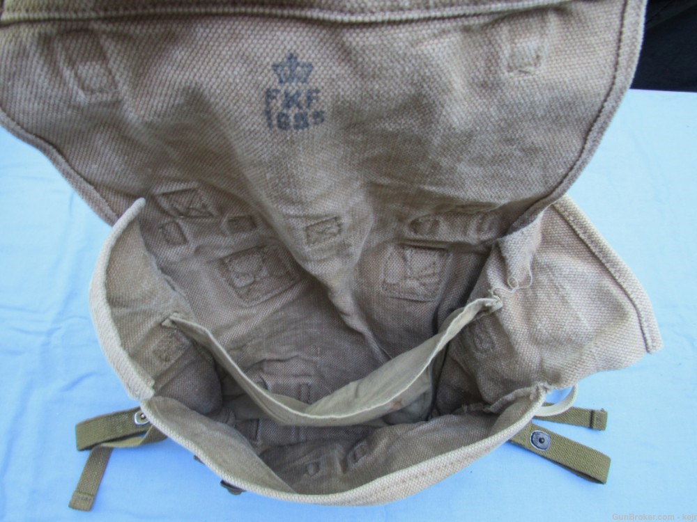 Danish Post WW2 M/45-50 Web Gear Set, with Large and Small Packs-img-43