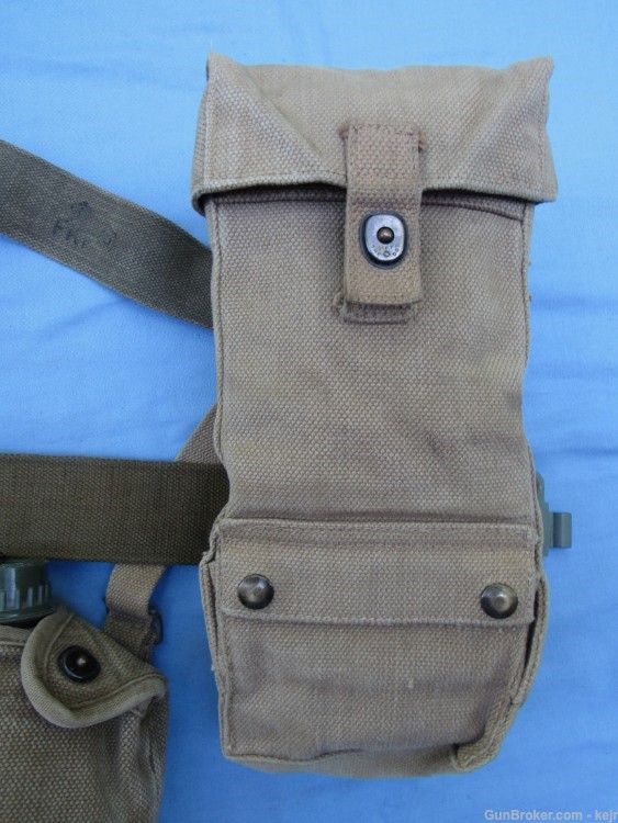 Danish Post WW2 M/45-50 Web Gear Set, with Large and Small Packs-img-34