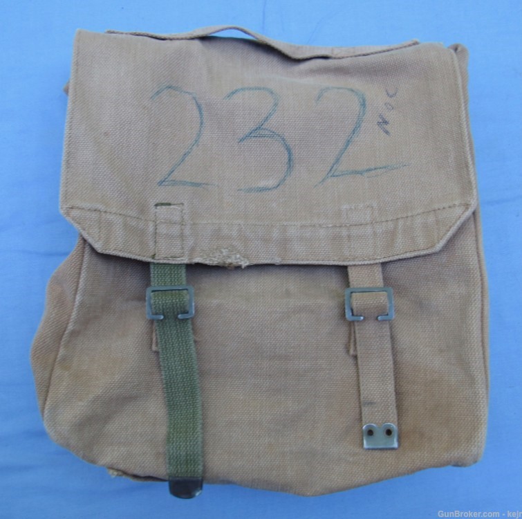 Danish Post WW2 M/45-50 Web Gear Set, with Large and Small Packs-img-46