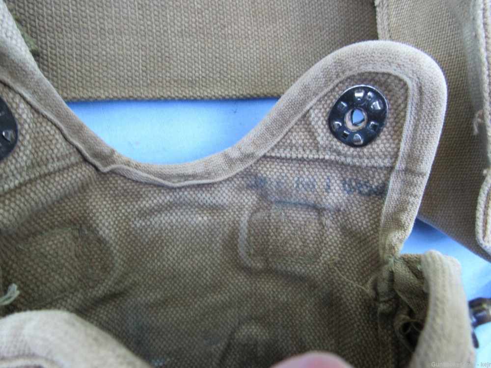 Danish Post WW2 M/45-50 Web Gear Set, with Large and Small Packs-img-29