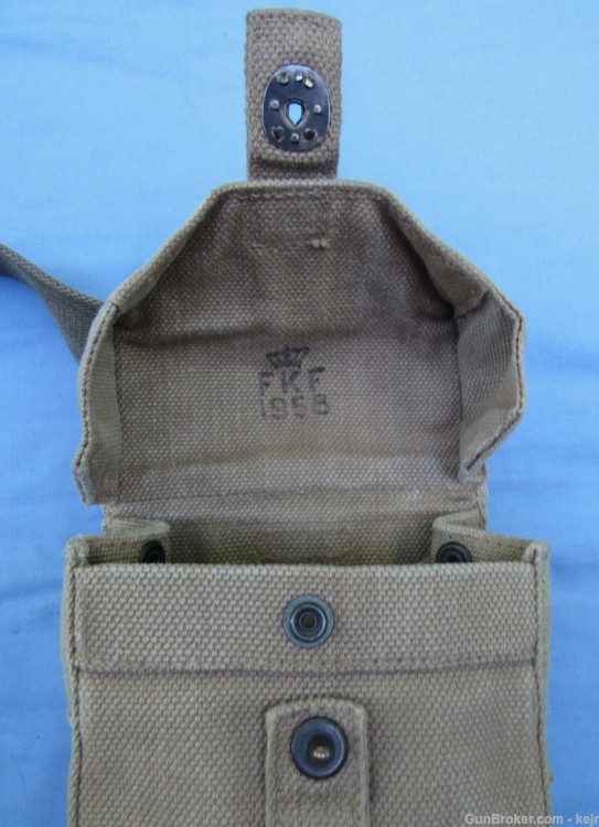 Danish Post WW2 M/45-50 Web Gear Set, with Large and Small Packs-img-35