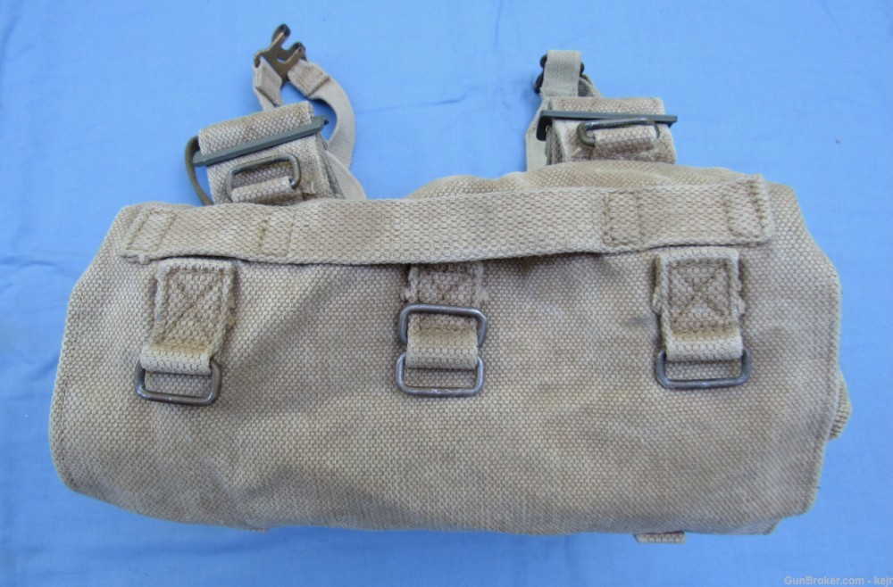 Danish Post WW2 M/45-50 Web Gear Set, with Large and Small Packs-img-37