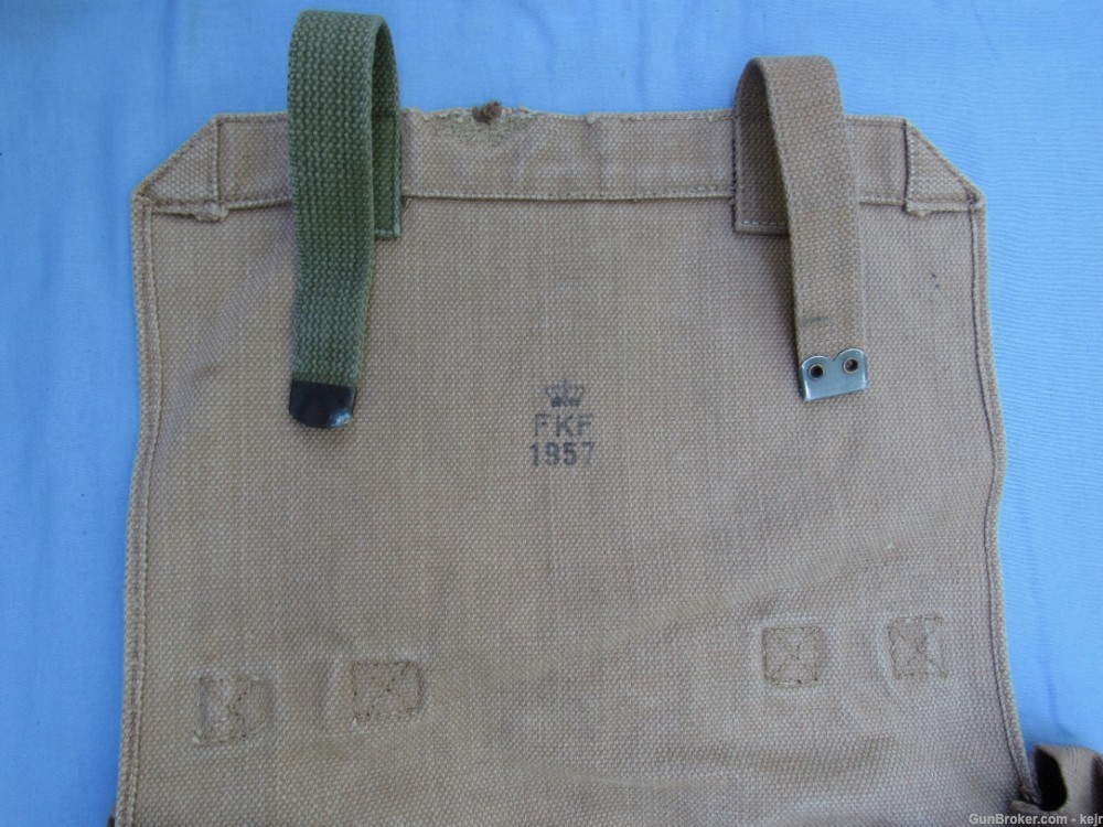 Danish Post WW2 M/45-50 Web Gear Set, with Large and Small Packs-img-51