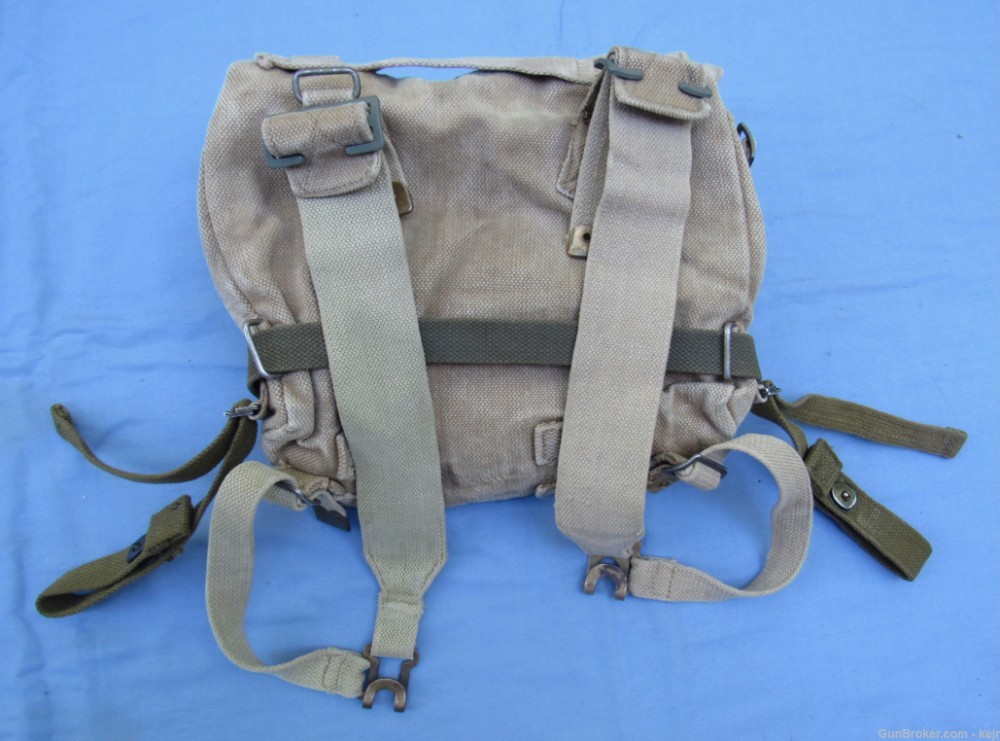 Danish Post WW2 M/45-50 Web Gear Set, with Large and Small Packs-img-38