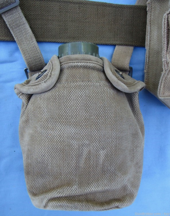 Danish Post WW2 M/45-50 Web Gear Set, with Large and Small Packs-img-24