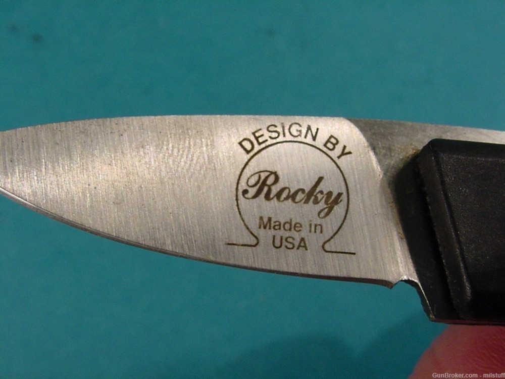 Rocky Enterprises California Lock Back Knife New in Box Black On Black-img-4