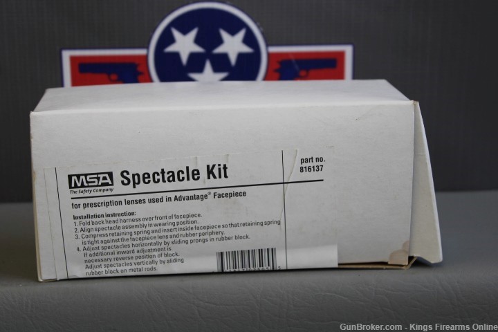 MSA Spectacle Kit P/N: 816137 Item P-493-img-0