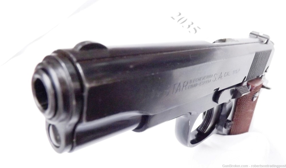 Star 9mm BKS Lightweight Auto Pistol Commander Size 1974 C&R CA OK VG-Exc-img-1