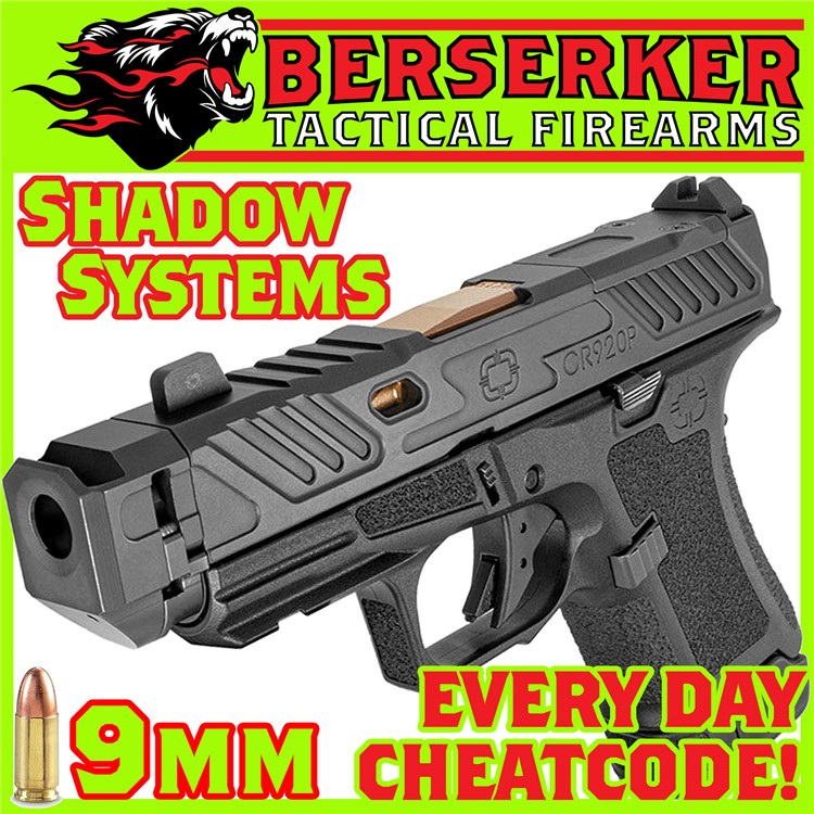 SHADOW SYSTEMS CR920P Elite BLK/BRZ Comp 3.75in OR 13+1 SHIPS FREE-img-1