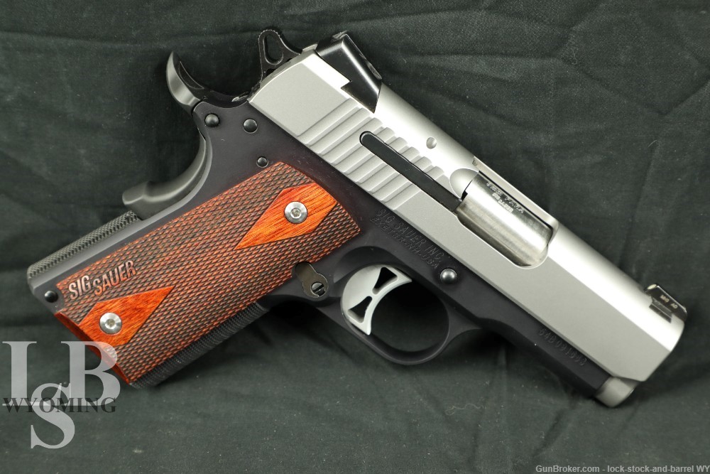 Sig Sauer Model 1911 Ultra Compact 9mm 3.3” Semi Auto Pistol MFD 2015-img-0