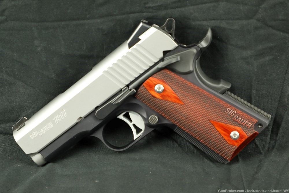 Sig Sauer Model 1911 Ultra Compact 9mm 3.3” Semi Auto Pistol MFD 2015-img-4