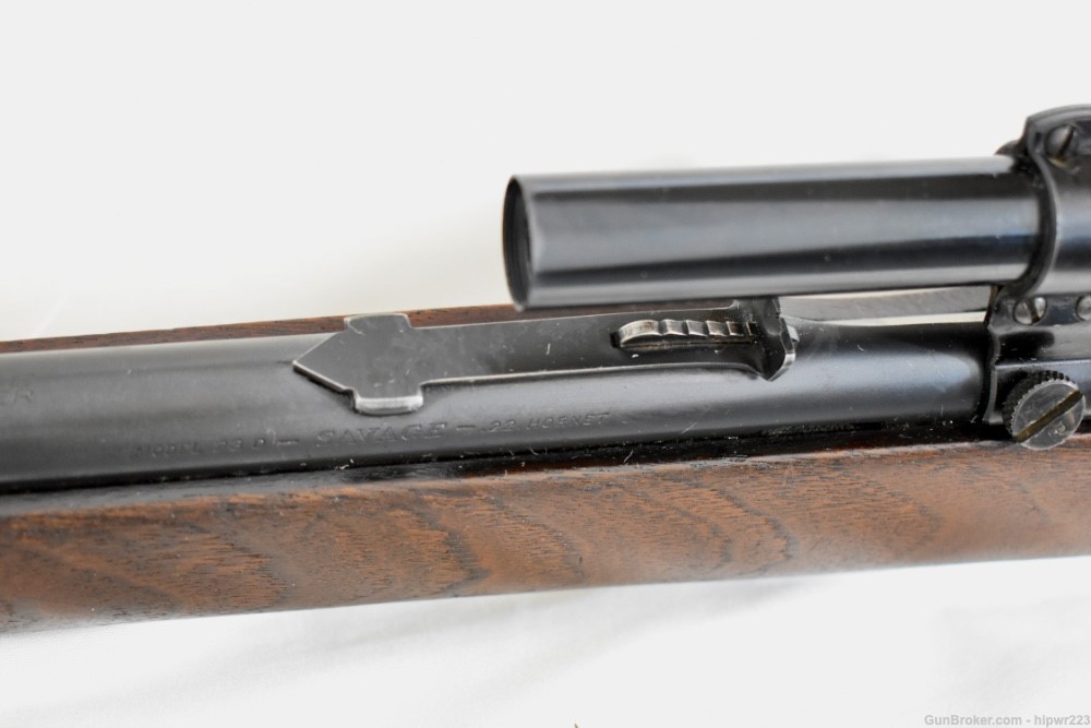 Savage Model 23D .22 Hornet with period correct Weaver 29S scope C&R OK-img-27
