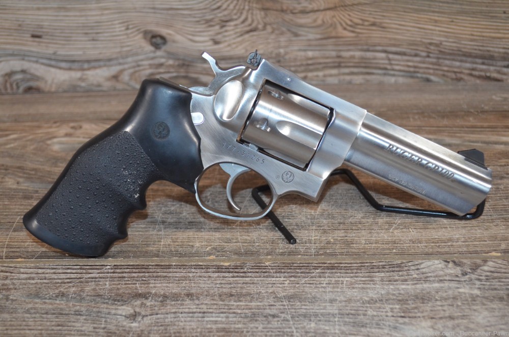 RUGER GP100 GP-100 STAINLESS 4" 357 MAG NO RESERVE! $1 NO CC FEES! -img-4
