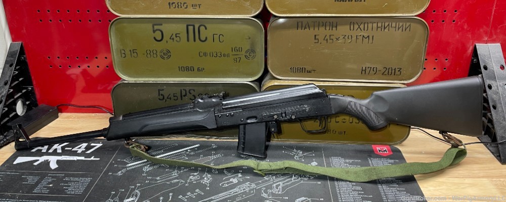 Saiga 20" 5.45x39mm Rifle Made In Russia by Izhmash NO CC FEES-img-0
