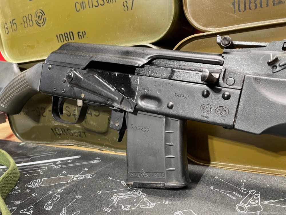 Saiga 20" 5.45x39mm Rifle Made In Russia by Izhmash NO CC FEES-img-11