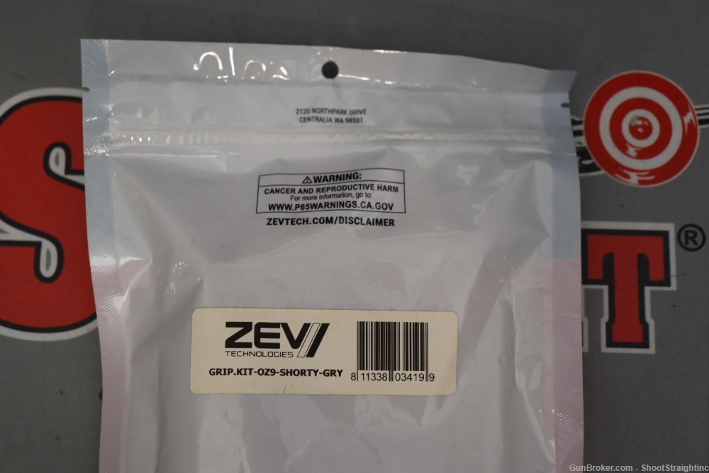 Zev Technologies OZ9 Shorty Grip Kit (Gray)-img-3