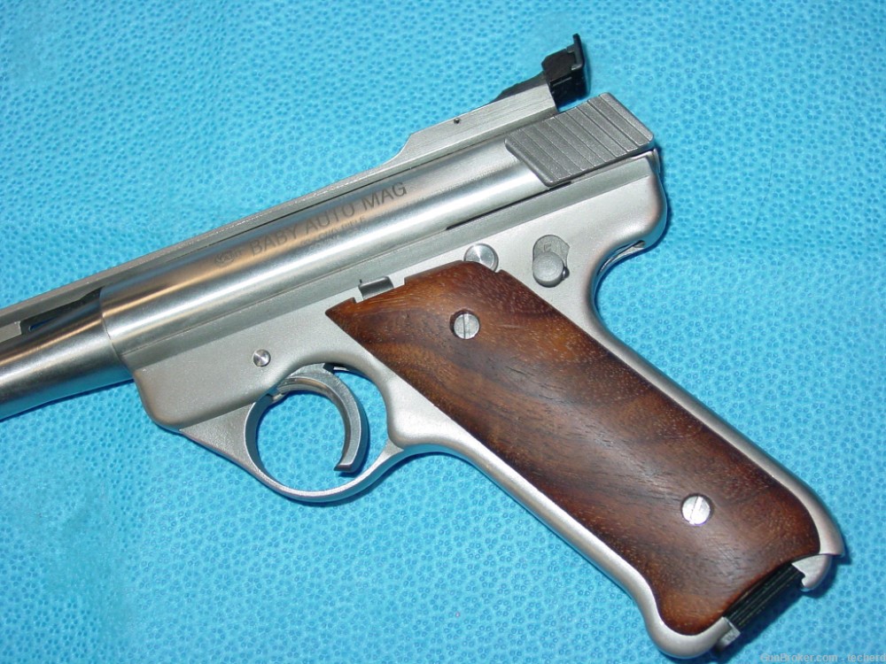 Very Rare AMT Baby AutoMag .22LR Semi-automatic Pistol-img-4