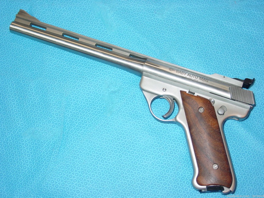 Very Rare AMT Baby AutoMag .22LR Semi-automatic Pistol-img-1