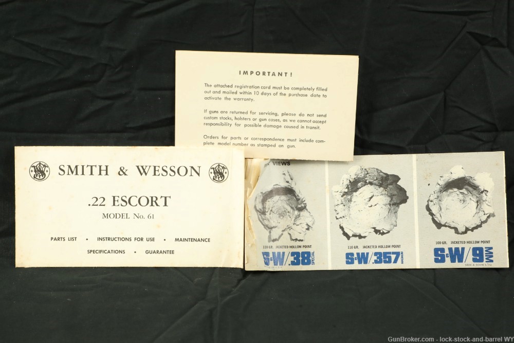 Smith & Wesson 61-3 Escort .22LR 2” Barrel Semi Auto Pistol C&R-img-22