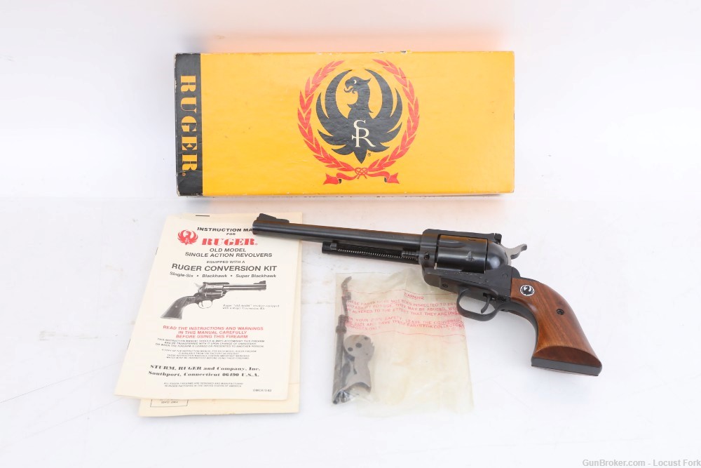 Ruger Blackhawk 30 Carbine 7.5" Blue FIRST YEAR PRODUCTION 1968 C&R No Rsrv-img-0