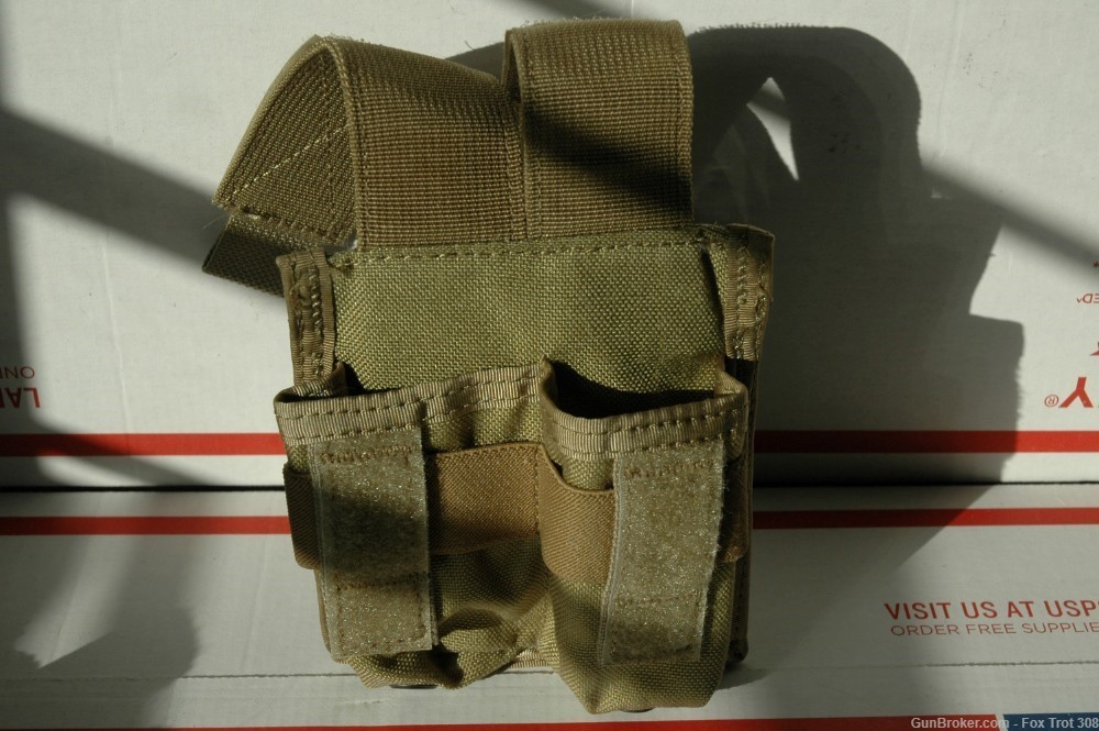 3 Blackwater Gear Double Magazine Pouch 9mm .40 .357 Sig Khaki Green MOLLE -img-6