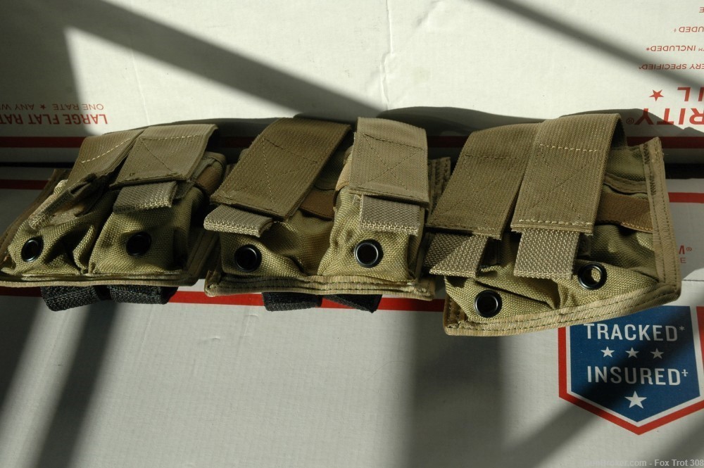 3 Blackwater Gear Double Magazine Pouch 9mm .40 .357 Sig Khaki Green MOLLE -img-4