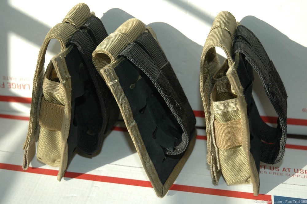 3 Blackwater Gear Double Magazine Pouch 9mm .40 .357 Sig Khaki Green MOLLE -img-2