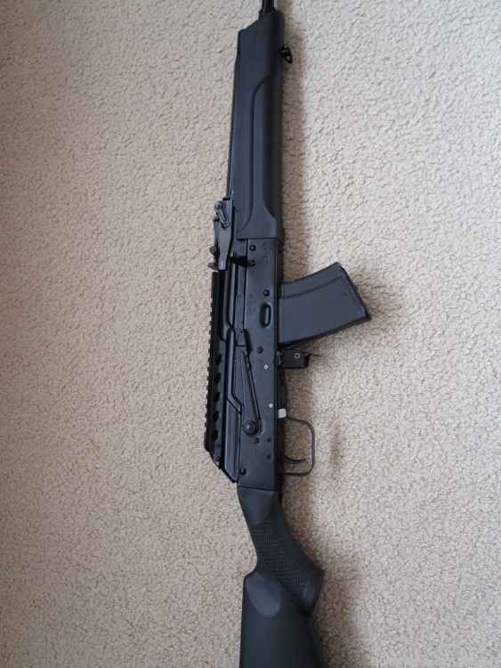 Unconverted 2013 Saiga 7.62x39  Chaos Picatinny Rail, 5of10rd+3of5rd mags+-img-7