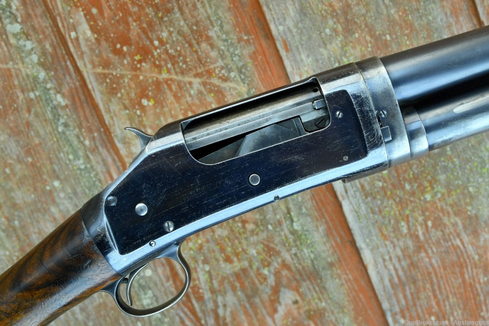 EARLY Winchester Model 1897 Shotgun - 12 GA -*NICE ORIG. BLUE!*-img-15
