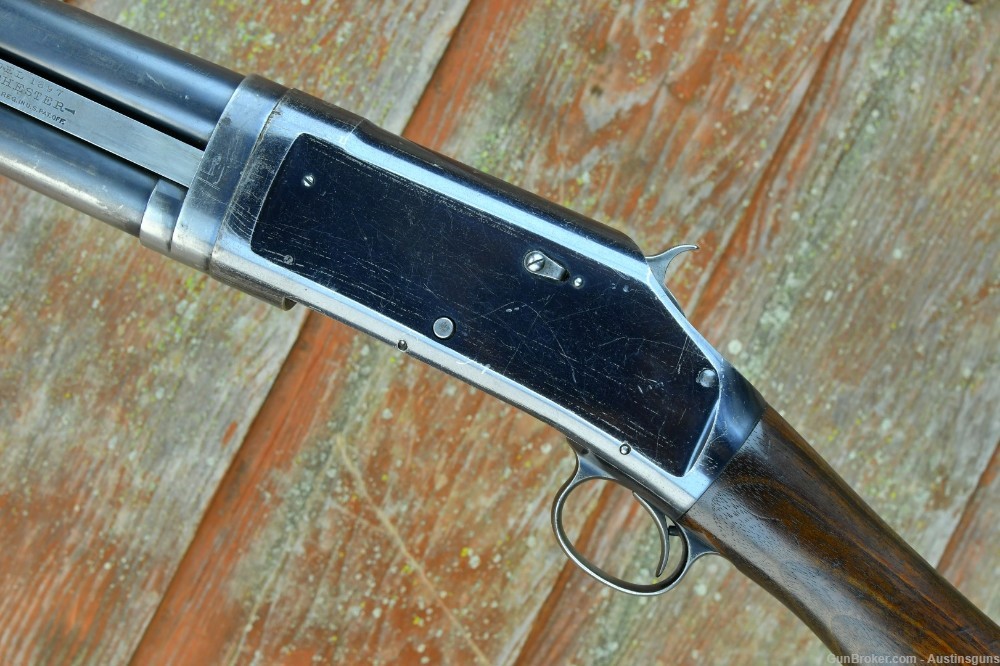 EARLY Winchester Model 1897 Shotgun - 12 GA -*NICE ORIG. BLUE!*-img-0