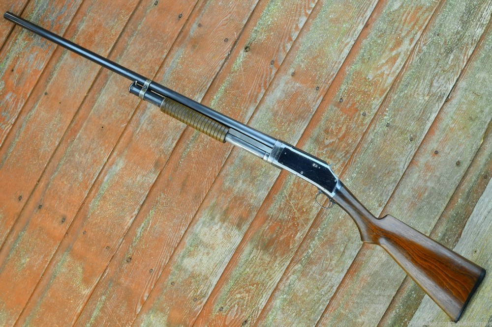 EARLY Winchester Model 1897 Shotgun - 12 GA -*NICE ORIG. BLUE!*-img-1