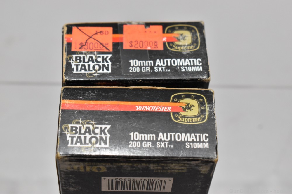 2 Boxes 40 Rds Winchester Black Talon 10mm Auto 200 G SXT S10MM-img-2