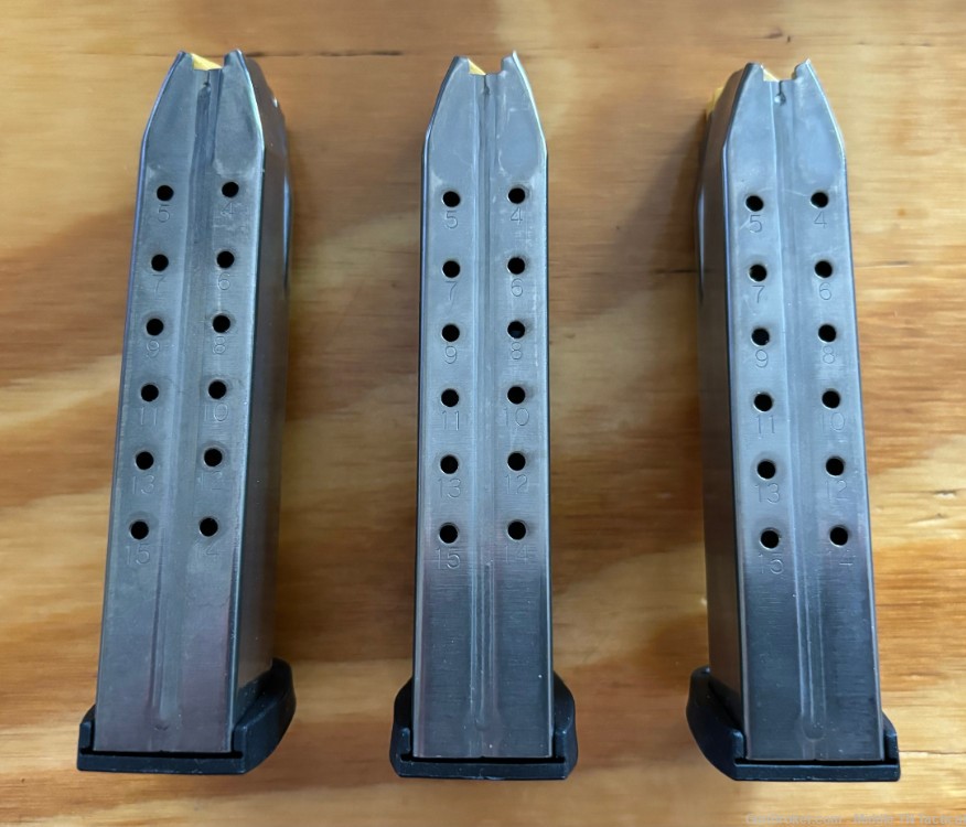 S&W (Smith and Wesson) M&P 2.0 10mm 15rd Magazines #3012992 Lot of 3 (NEW)-img-2
