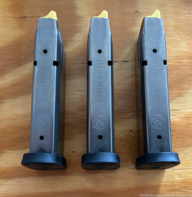S&W (Smith and Wesson) M&P 2.0 10mm 15rd Magazines #3012992 Lot of 3 (NEW)-img-0