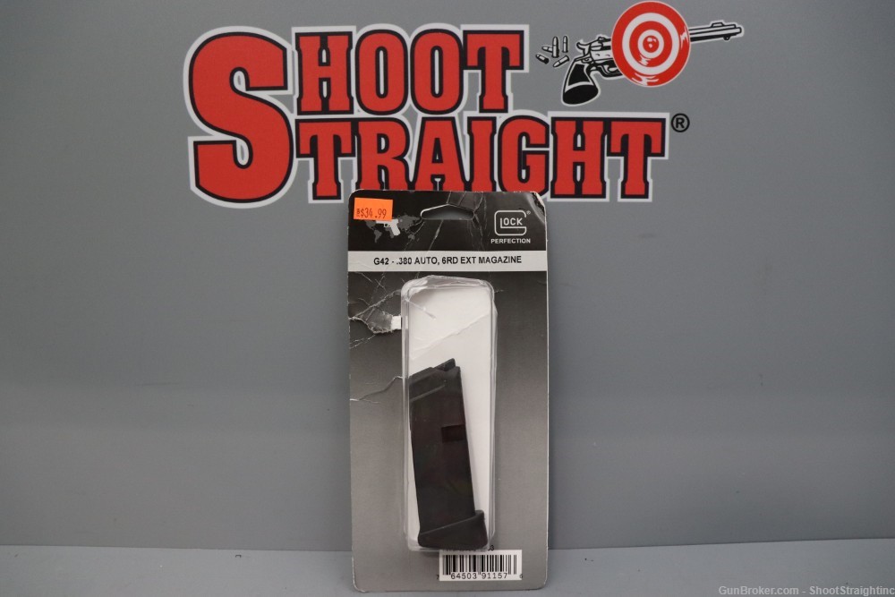 Glock 42 6rd Ext Magazine [Open Box]-img-0