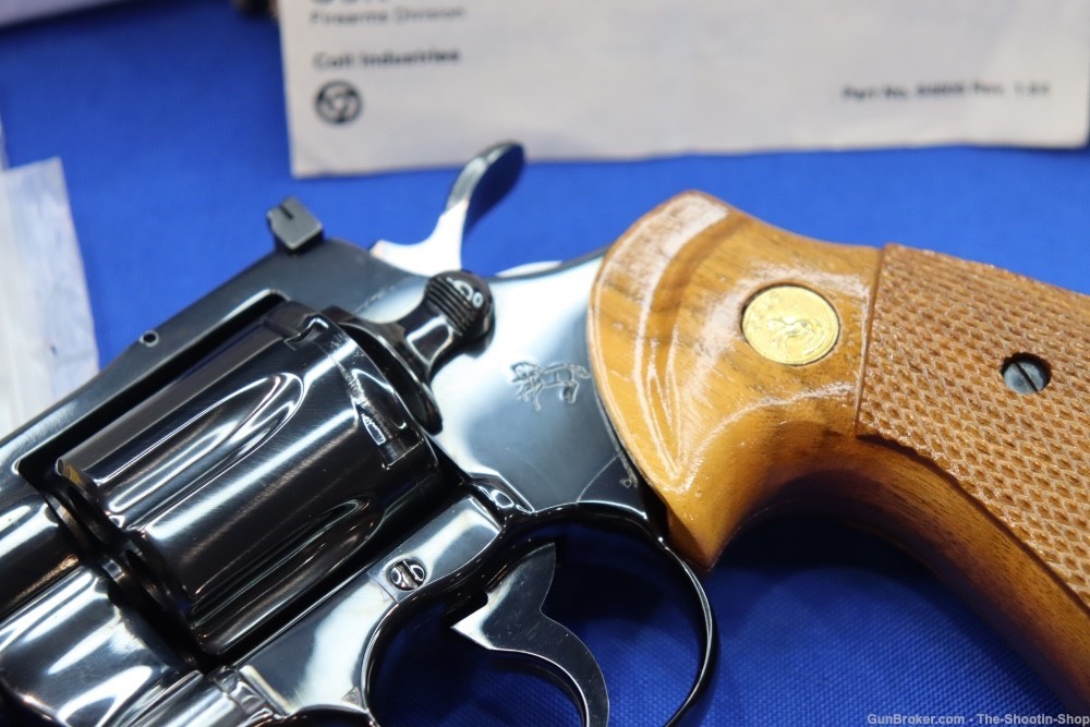 Colt Model Python Revolver 357MAG Royal Blued 1985 MFG LNIB Rare Gun 357 4"-img-5