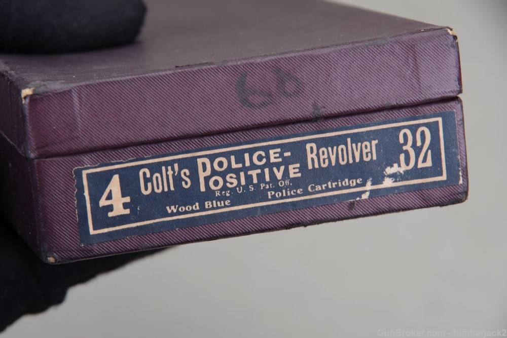 1927 Colt Police Positive 32 4'' Blue with Original Box-img-2